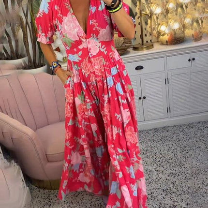 Women's Boho Summer Maxi Dress