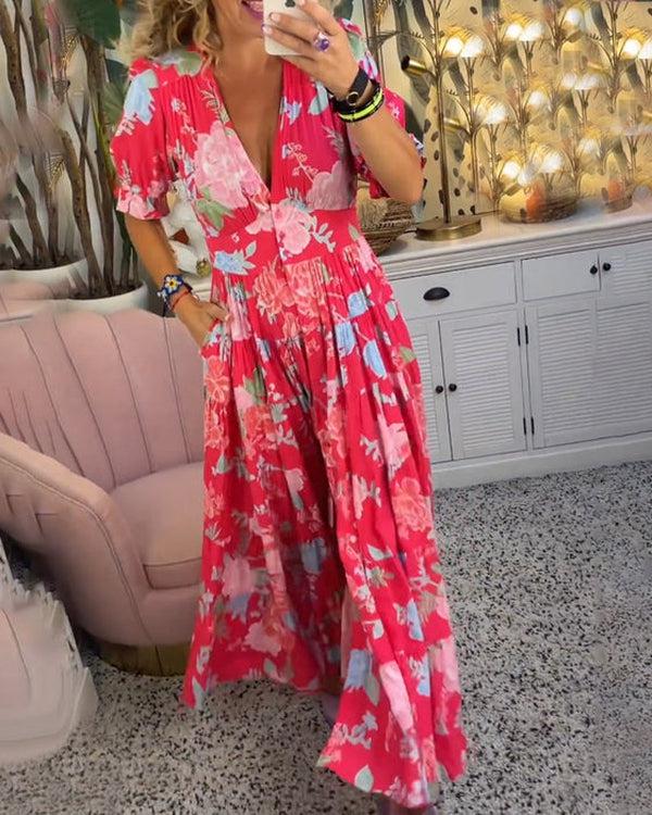 Women's Boho Summer Maxi Dress