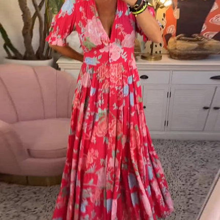 Women's Boho Summer Maxi Dress
