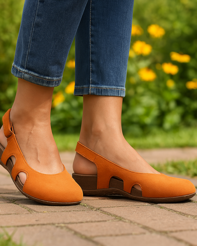 Women's Closed Toe Slingback Comfort Sandals