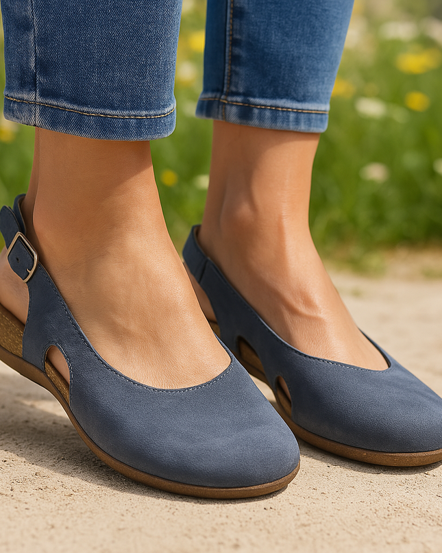 Women's Closed Toe Slingback Comfort Sandals