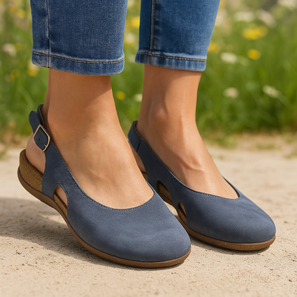Women's Closed Toe Slingback Comfort Sandals