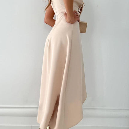 Women's Cocktail Midi Wedding Guest Dress