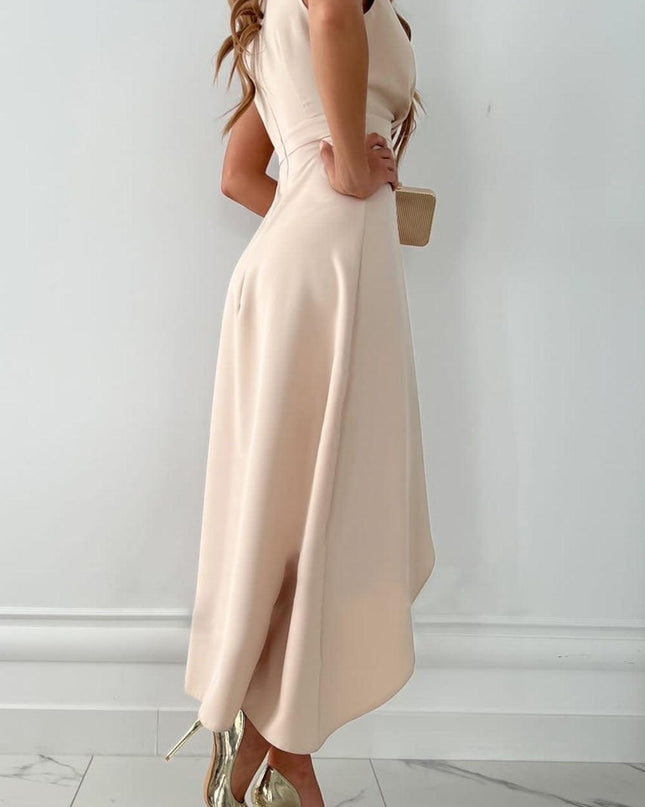 Women's Cocktail Midi Wedding Guest Dress