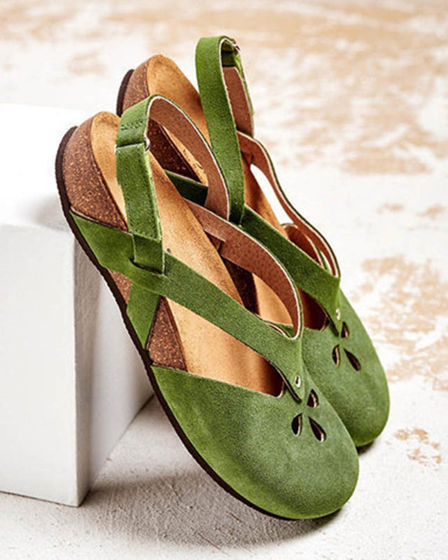 Women's Flat Summer Slingback Sandals