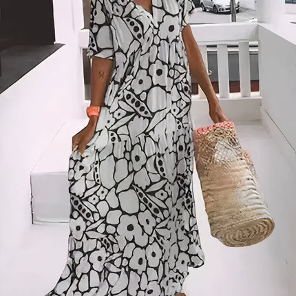 Women's Floral Boho Maxi Dress
