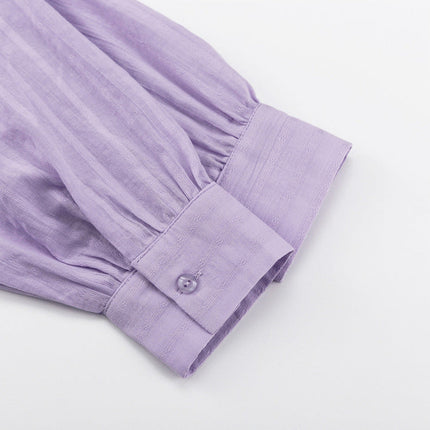 Women's Lightweight Summer Shorts Set Button Front Shirt