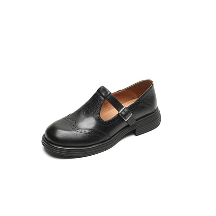Women's Mary Jane Comfort Buckle Strap Shoes