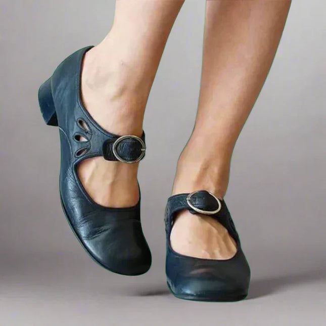 Women's Mary Jane Low Heel Casual Shoes