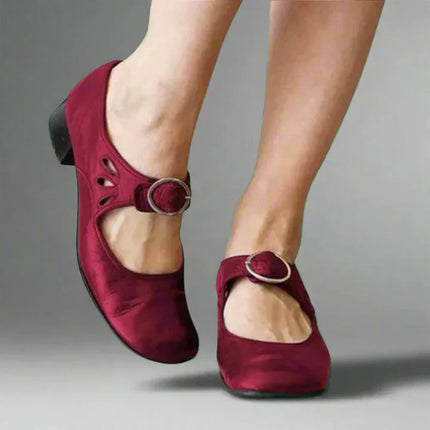 Women's Mary Jane Low Heel Casual Shoes