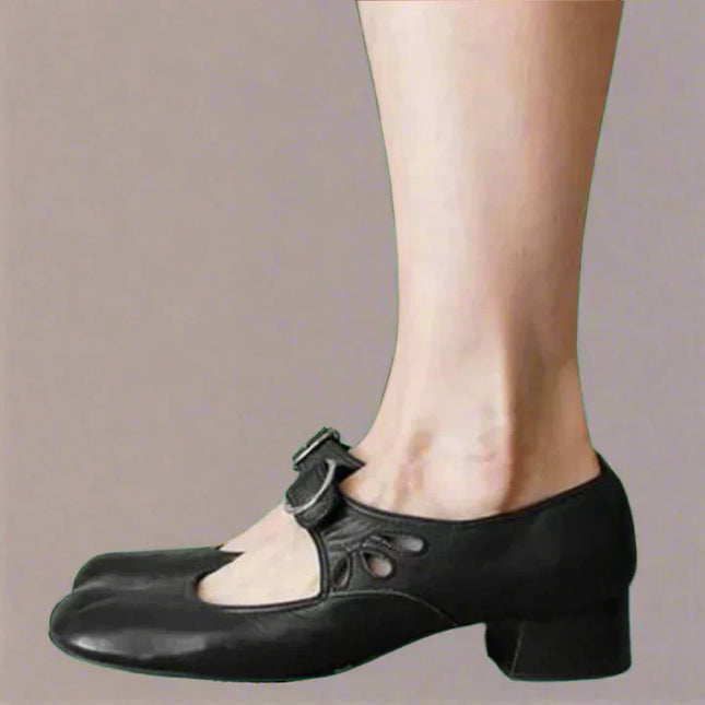 Women's Mary Jane Low Heel Casual Shoes