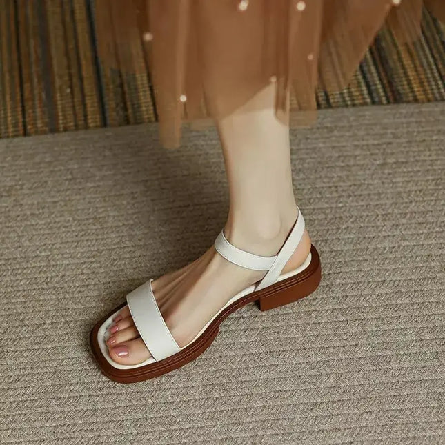 Women's Minimalist Slingback Flat Summer Sandals