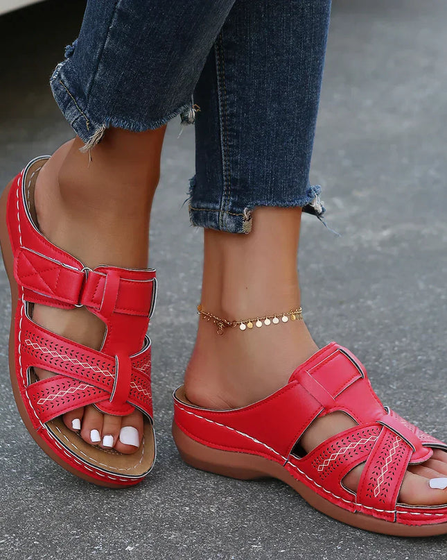 Women's Orthopedic Comfort Sandals Adjustable Strap Design
