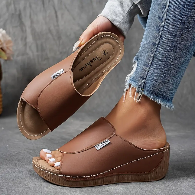 Women's Orthopedic Comfort Slide Open Toe Sandals