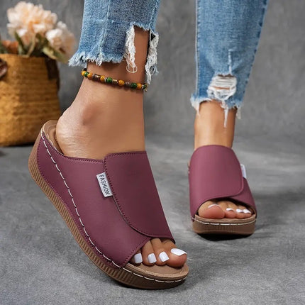 Women's Orthopedic Comfort Slide Open Toe Sandals