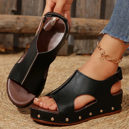 Women's Platform Slingback Casual Sandals