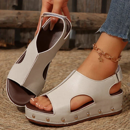 Women's Platform Slingback Casual Sandals