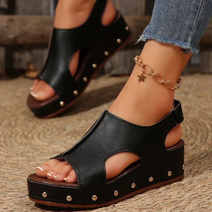 Women's Platform Slingback Casual Sandals