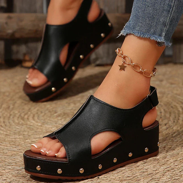 Women's Platform Slingback Casual Sandals
