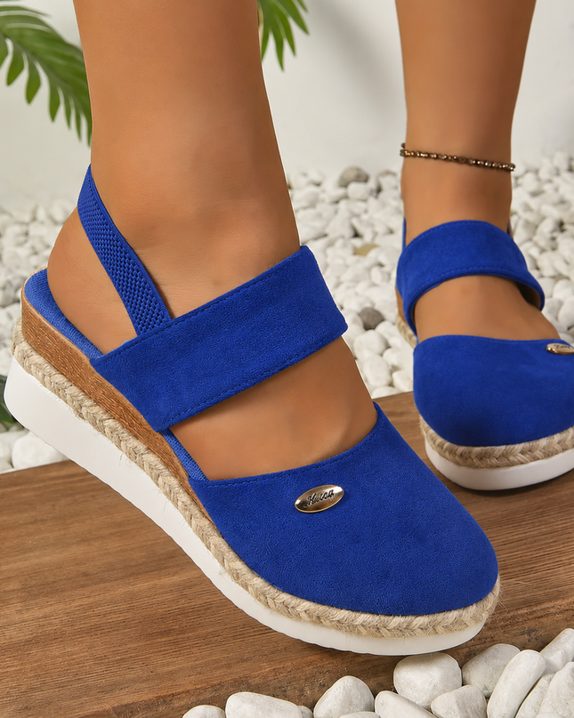 Women's Platform Slingback Comfort Sandals