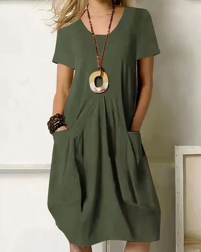 Women's Pocket Shift Dress