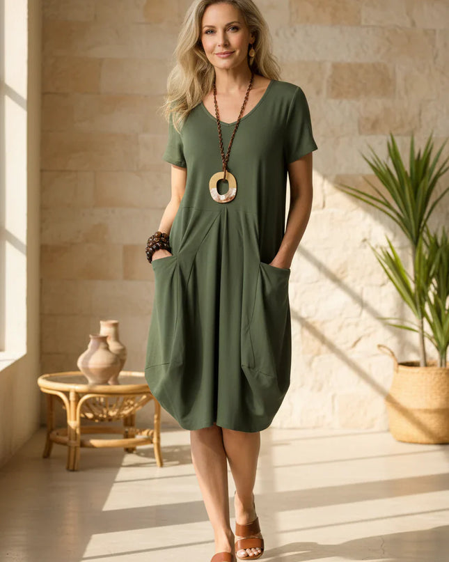 Women's Pocket Shift Dress