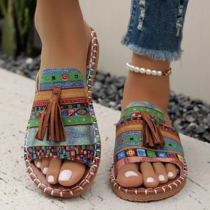 Women's Slip-On Boho Summer Sandals