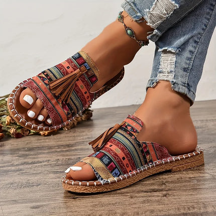 Women's Slip-On Boho Summer Sandals