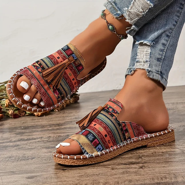 Women's Slip-On Boho Summer Sandals