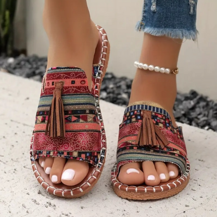 Women's Slip-On Boho Summer Sandals