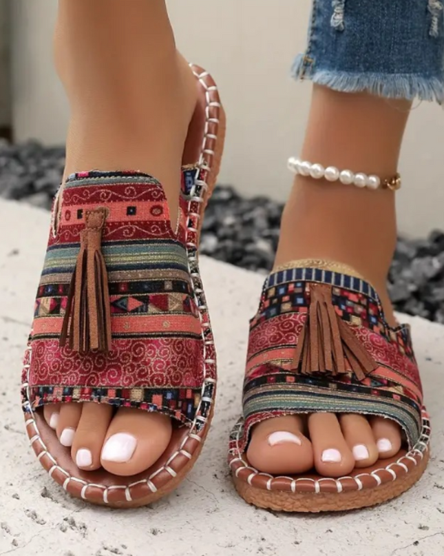 Women's Slip-On Boho Summer Sandals