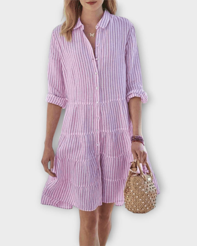 Women's Striped Breezy Dress