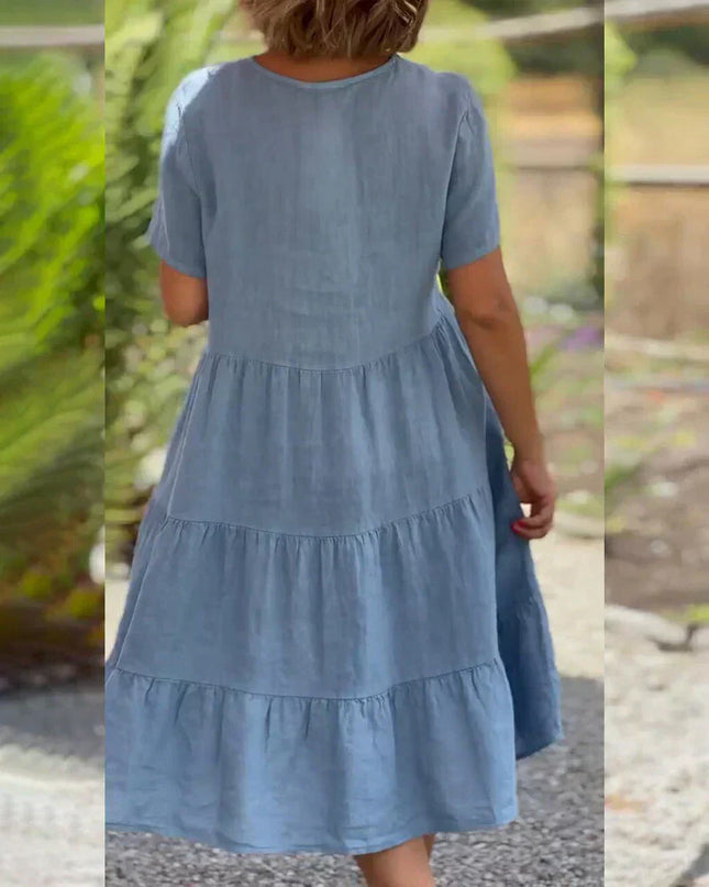 Women's Tiered Swing Dress