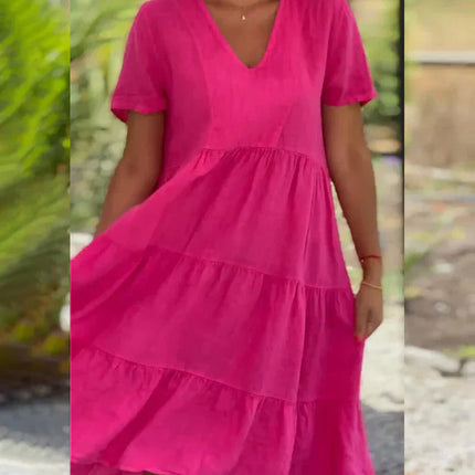 Women's Tiered Swing Dress