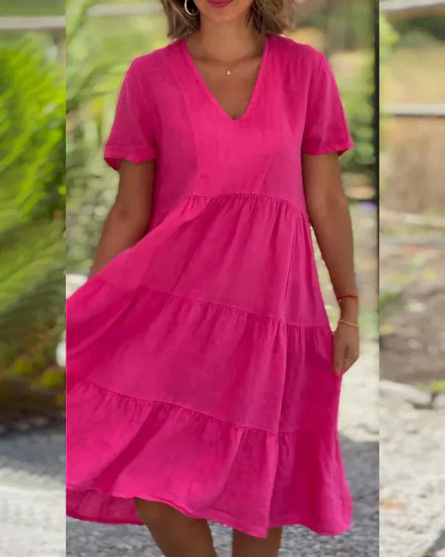 Women's Tiered Swing Dress