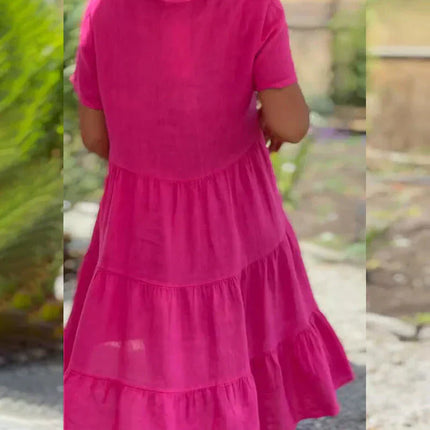 Women's Tiered Swing Dress