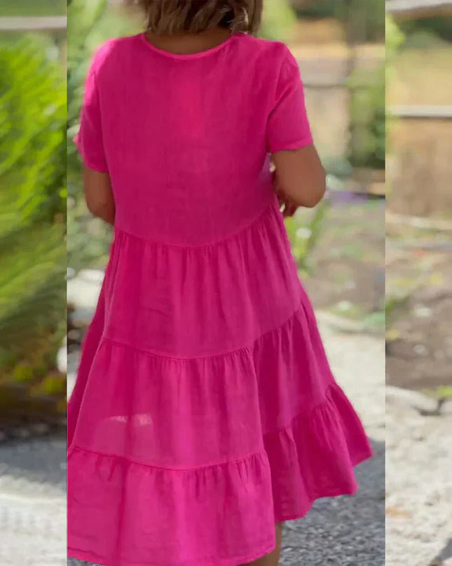 Women's Tiered Swing Dress