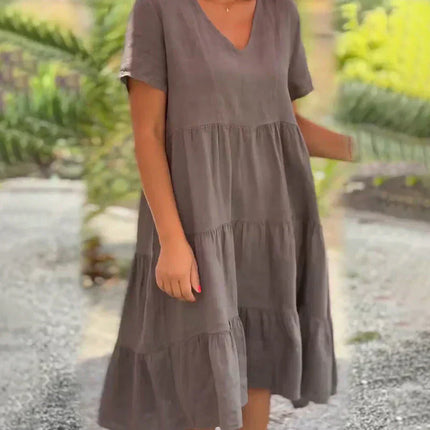 Women's Tiered Swing Dress