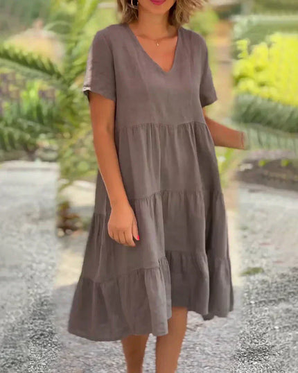 Women's Tiered Swing Dress