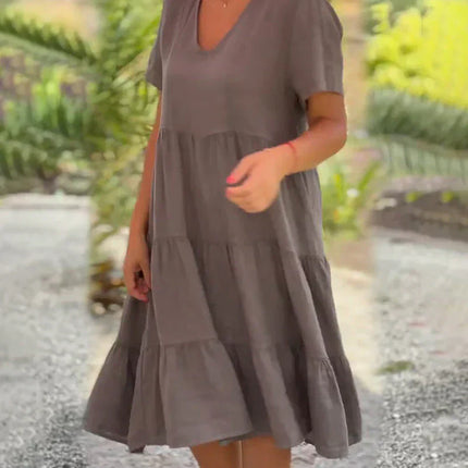Women's Tiered Swing Dress
