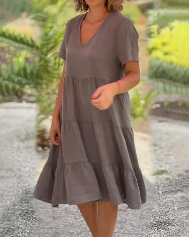Women's Tiered Swing Dress