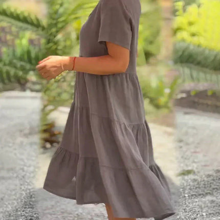 Women's Tiered Swing Dress