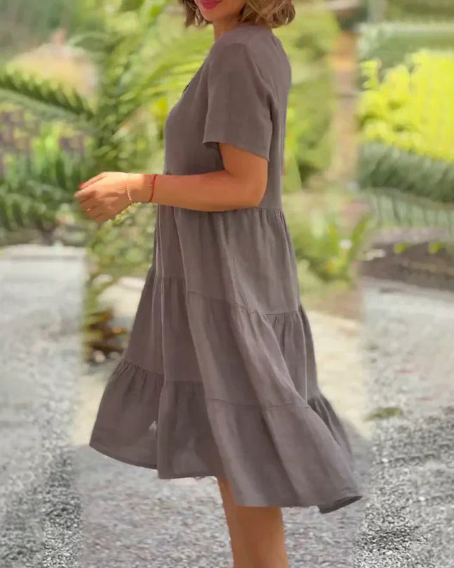 Women's Tiered Swing Dress