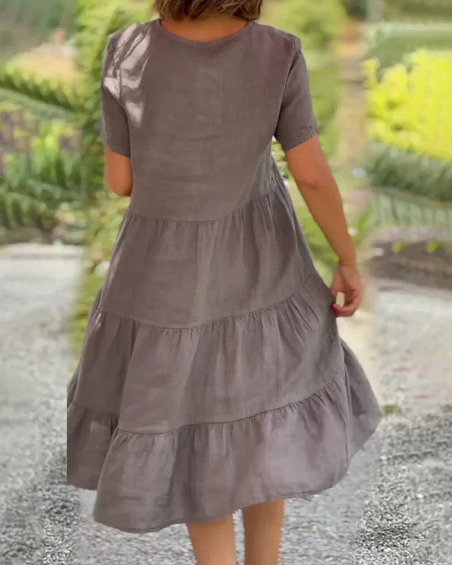 Women's Tiered Swing Dress