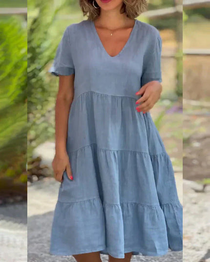 Women's Tiered Swing Dress