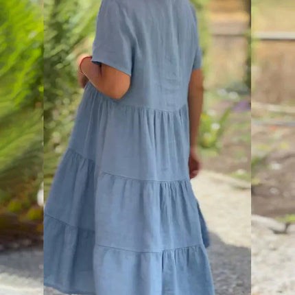 Women's Tiered Swing Dress