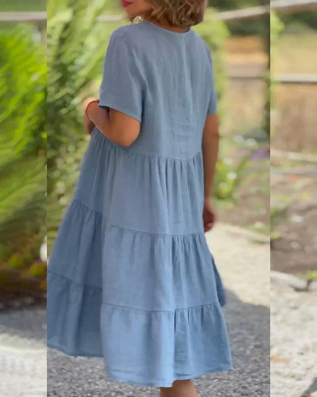 Women's Tiered Swing Dress