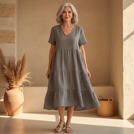 Women's Tiered Swing Dress