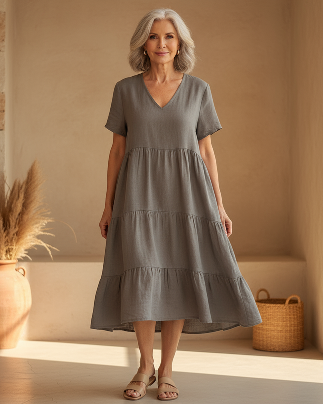 Women's Tiered Swing Dress