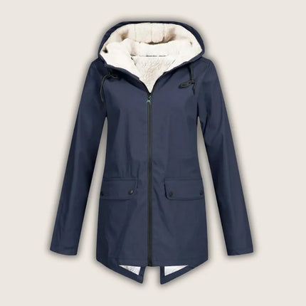 Althea | Women's Waterproof Hooded Jacket Sherpa-Lined Winter Parka